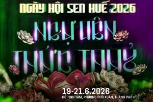 Huế: Ngày 19/6 trên Đảo Bồng Lai - Hồ Tịnh Tâm có sự kiện gì?