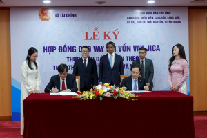 Bộ Tài chính ký kết 11 Hợp đồng cho vay lại vốn ODA Nhật Bản với 8 tỉnh miền núi phía Bắc