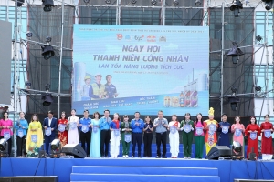 Nhiều hoạt đông ý nghĩa tại Ngày hội “Thanh niên công nhân - Lan tỏa năng lượng tích cực”