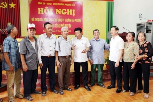 Bắc Ninh: Lãnh đạo phường Phương Liễu đối thoại trực tiếp với Nhân dân Tổ dân phố Mao Yên