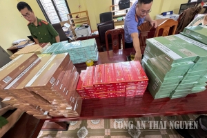 Thái Nguyên: Khởi tố chủ cửa hàng tạp hóa buôn bán thuốc lá điếu nhập lậu