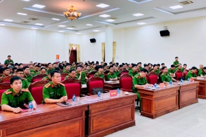Ninh Bình: Khai giảng lớp tập huấn nghiệp vụ khám nghiệm hiện trường cho cán bộ kỹ thuật hình sự Công an cấp xã