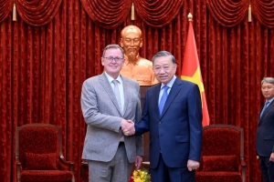 Tổng Bí thư, Chủ tịch nước Tô Lâm tiếp Phó Chủ tịch Quốc hội Cộng hòa Liên bang Đức Bodo Ramelow