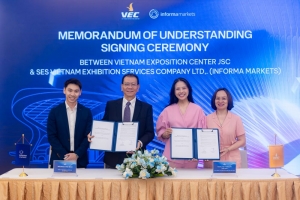 VEC hợp tác chiến lược với các đối tác hàng đầu, thúc đẩy chuỗi sự kiện triển lãm quốc tế tại Việt Nam