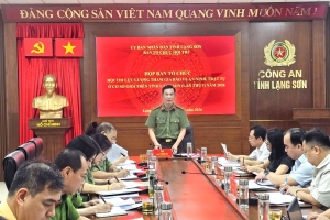 Lạng Sơn tích cực chuẩn bị tổ chức Hội thi lực lượng tham gia bảo vệ ANTT ở cơ sở giỏi