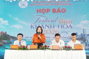 Festival Biển Khánh Hòa 2026 với chủ đề “Sắc màu đại dương- Vươn tầm quốc tế” sẽ diễn ra từ 17/7 đến 19/7/2026