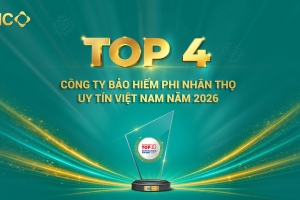BIC lọt Top 4 công ty bảo hiểm phi nhân thọ uy tín lần thứ hai liên tiếp