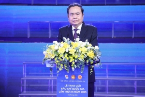 Chủ tịch Quốc hội Trần Thanh Mẫn: Báo chí phải tiên phong đổi mới để gánh vác trách nhiệm lớn hơn