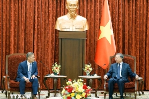 Tổng Bí thư, Chủ tịch nước tiếp Quyền Bộ trưởng Hải quân Hoa Kỳ