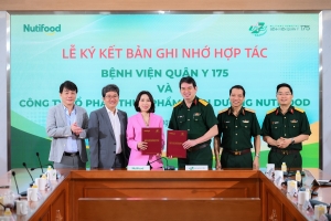 Nutifood và bệnh viện Quân y 175 hợp tác phát triển các giải pháp dinh dưỡng dựa trên bằng chứng khoa học
