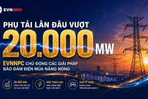 Phụ tải lần đầu vượt 20.000 MW: EVNNPC chủ động các giải pháp bảo đảm điện mùa nắng nóng