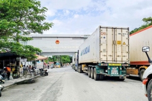 Hoạt động xuất khẩu hàng hóa qua Cửa khẩu quốc tế Thanh Thủy tăng mạnh