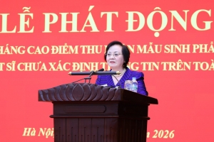 Phó Thủ tướng Phạm Thị Thanh Trà phát động cao điểm thu nhận ADN, mở thêm cơ hội xác định danh tính liệt sĩ