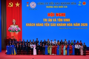 Hội nghị Khách hàng Yến sào Khánh Hòa 2026 thành công tốt đẹp