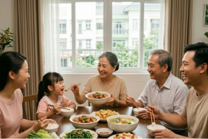 Bữa cơm gia đình - Giữ lửa hạnh phúc trong cuộc sống hiện đại