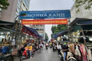 Hà Nội lên kế hoạch di dời, giải tỏa chợ Nhà Xanh gắn với mở rộng đường Phan Văn Trường