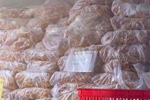 Kiểm tra đột xuất cơ sở chế biến chân gà, phát hiện hơn 7 tấn hàng vi phạm