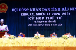 Kỳ họp thứ 4 (kỳ họp chuyên đề) HĐND tỉnh Bắc Ninh thông qua 10 nghị quyết quan trọng