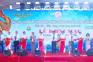 Khai mạc Hội chợ OCOP và sản phẩm công nghiệp nông thôn tiêu biểu Đắk Lắk năm 2026
