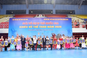 Khai mạc Giải vô địch trẻ quốc gia Khiêu vũ thể thao tại Quảng Ninh