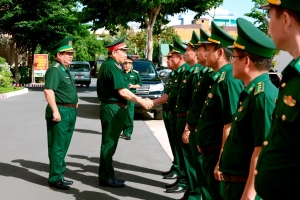 Bộ Quốc phòng kiểm tra toàn diện kết quả thực hiện nhiệm vụ 6 tháng đầu năm tại Bộ đội Biên phòng tỉnh An Giang