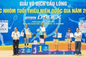 Bắc Ninh giành 11 huy chương tại Giải vô địch Cầu lông các nhóm tuổi thiếu niên quốc gia năm 2026