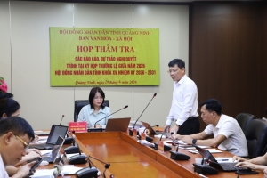 Ban Văn hóa - Xã hội thẩm tra các nội dung trình Kỳ họp thường lệ giữa năm 2026 của HĐND tỉnh Quảng Ninh