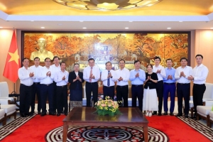 Tăng cường kết nối Hà Nội - Khăm Muồn, thúc đẩy đầu tư, thương mại và du lịch