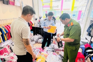 Cần Thơ tạm giữ 1.143 sản phẩm thời trang trẻ em giả mạo nhãn hiệu