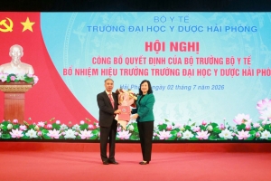 PGS.TS.BS Nguyễn Văn Khải được bổ nhiệm làm Hiệu trưởng Trường Đại học Y Dược Hải Phòng