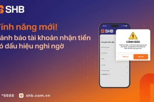 SHB tăng cường bảo vệ khách hàng với tính năng cảnh báo tài khoản nghi ngờ gian lận