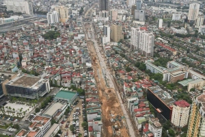 Hà Nội tăng tốc hoàn thiện đường Vành đai 1 đoạn Hoàng Cầu - Voi Phục, phấn đấu thông xe trước 2/9