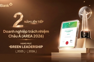 LPBank hai năm liên tiếp được vinh danh Green Leadership và Top 10 Ngân hàng ESG Việt Nam Xanh