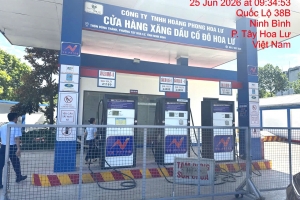 Ninh Bình: Xử phạt cửa hàng xăng dầu vi phạm hoạt động kinh doanh