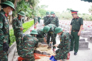 Đã tổ chức lấy mẫu hơn 27.000 mộ liệt sĩ