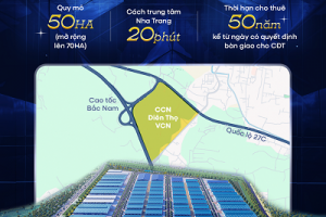 Cụm công nghiệp Diên Thọ VCN – Lợi thế logistics vượt trội, điểm đến chiến lược của doanh nghiệp sản xuất tại Khánh Hòa
