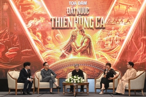 Giới chuyên môn trầm trồ với đại sử thi sân khấu đậm đặc chất Việt “Đất Nước Thiên Hùng Ca”