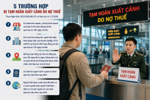 Những trường hợp bị tạm hoãn xuất cảnh vì nợ thuế