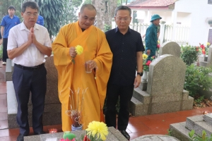 Phường Lào Cai tổ chức lấy mẫu ADN 46 hài cốt liệt sĩ chưa xác định danh tính