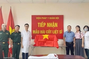 Điện Biên bàn giao 766 mẫu hài cốt liệt sĩ phục vụ giám định ADN