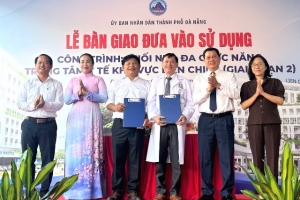 Đà Nẵng: Bàn giao khối nhà đa chức năng Trung tâm Y tế khu vực Liên Chiểu