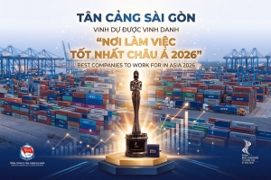 Tân Cảng Sài Gòn ghi dấu ấn với môi trường làm việc hàng đầu châu Á