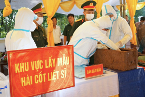 Thái Nguyên: Tiến hành lấy mẫu ADN xác định danh tính liệt sĩ tại xã Tân Cương