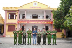 Gìn giữ bình yên, vun trồng cuộc sống: Mô hình tăng gia nhiều ý nghĩa của Công an xã Hải An