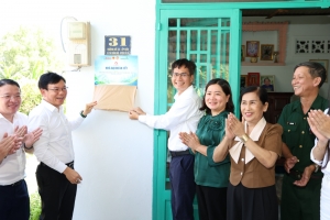 Vietcombank bàn giao 6 căn nhà tình nghĩa cho các cựu chiến binh tại TP. HCM