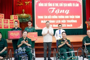 Tổng Bí thư, Chủ tịch nước Tô Lâm thăm, tặng quà thương binh, bệnh binh tại Bắc Ninh
