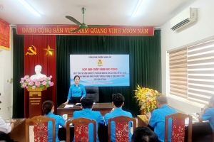Công đoàn phường Nghĩa Đô đưa hoạt động công đoàn đến gần người lao động hơn