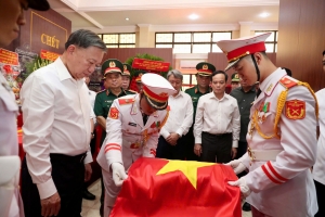 TP.HCM quy tập thêm 3 hài cốt liệt sĩ tại Công viên Lê Thị Riêng