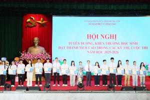 Hưng Yên tuyên dương, khen thưởng 276 học sinh đạt thành tích cao năm học 2025 - 2026