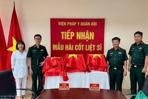 Quảng Ninh hoàn thành bàn giao mẫu hài cốt liệt sĩ thu nhận được cho Viện Pháp y quân đội